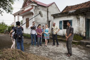 Inspelning med bl a filmfotograf Vincent Beaumont och Ulrika Lindström i Cat Ba, Vietnam 